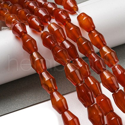 Natural Carnelian Beads Strands G-A223-C09-01-1