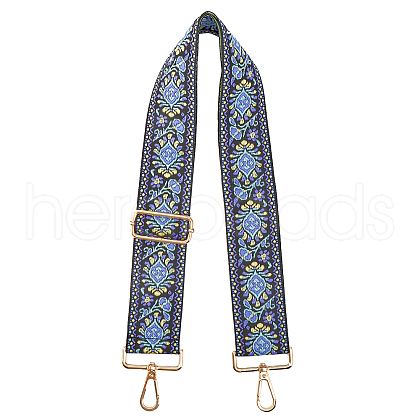 Ethnic Style Polyester Adjustable Bag Handles FIND-WH0129-24C-1