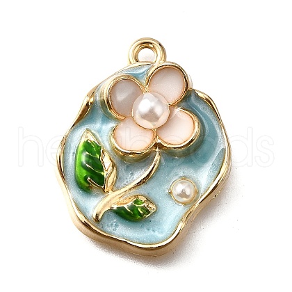 Alloy Enamel Pendants ENAM-K076-11A-G-1