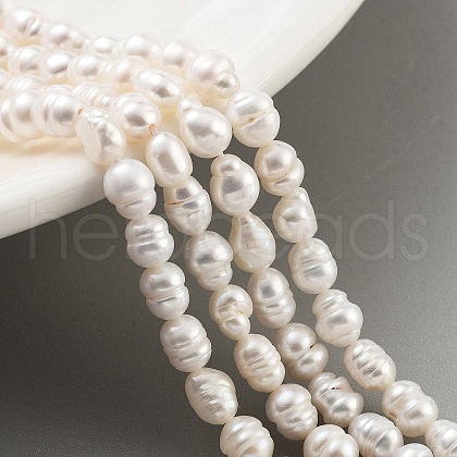 Natural Cultured Freshwater Pearl Beads Strands PEAR-P062-20-1