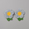 Crochet Flower Appliques DIY-WH0502-05A-1