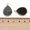 Natural Moss Agate Pendants G-K347-08G-05-3