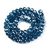 Electroplate Glass Beads Strands X-EGLA-A044-T8mm-A27-3