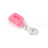 Letter Acrylic Pendant Decorations HJEW-JM03464-4