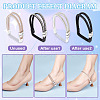 Olycraft 4 Pairs 4 Colors Polyester Rhinestone Elastic Shoelaces DIY-OC0013-17-3