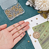   100Pcs 2 Colors Brass Beads FIND-PH0021-71B-3