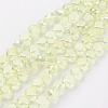 Electroplate Glass Beads Strands EGLA-F125-FR-B03-1