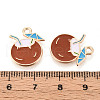 Beach Theme Alloy Enamel Pendants ENAM-T022-33C-3