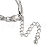 Brass Multi-strand Necklaces for Women NJEW-Q344-03P-3