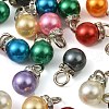 ABS Plastic Imitation Pearl Pendants KY-XCP0001-39-1