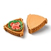 Fried Chip Doughnut Theme Opaque Resin Imitation Food Decoden Cabochons RESI-S392-02D-2