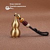 Detachable Brass Gourd Feng Shui Hanging Ornament for Wealth & Success KEYC-WH0036-17G-6