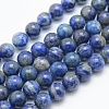 Natural Lapis Lazuli Beads Strands G-E489-01-8mm-1