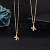  8Pcs 4 Colors Real 18K Gold Plated Brass Micro Pave Cubic Zirconia Pendants KK-NB0001-36-NF-3