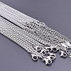2.5mm Stainless Steel Wheat Chain Necklaces AL4301-1-1