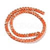 Dyed Synthetic Imperial Jasper Beads Strands G-M403-A39-02-3