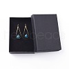 Natural Apatite Dangle Earrings EJEW-JE03595-05-4