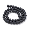 Natural Agate Stone Beads Strands G-T055-10mm-07-2