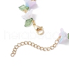 Acrylic Beaded Bracelets for Women BJEW-TA00627-02-4