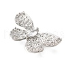 Brass Pave Clear Cubic Zirconia Links KK-D356-20P-2