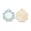 Alloy Enamel Pendants PALLOY-D015-07B-1