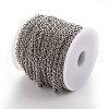 Tarnish Resistant 304 Stainless Steel Cable Chains CHS-R003-1.0mm-3