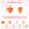 Acrylic Heart Pendants PALLOY-PH01691-2