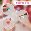 AHADERMAKER 40Pcs Acrylic Wine Glass Charms AJEW-GA0006-26-4