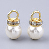 High Luster ABS Plastic Imitation Pearl Pendants RB-T011-01B-G-3