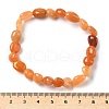 Natural Red Aventurine Beads Stretch Bracelets for Men Women BJEW-I320-01A-2
