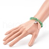 Imitation Gemstone Acrylic Stretch Charm Bracelets BJEW-JB06318-4