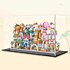 Transparent Plastic Minifigure Display Cases ODIS-WH0029-72C-4