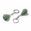 Natural & Synthetic Gemstone Keychain G-G997-D-4
