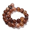 Natural Fire Crackle Agate Beads Strands G-B079-A01-04-3