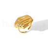 Autumn Winter High-End Stainless Steel Cuff Rings for Women MR8055-4-3