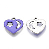 201 Stainless Steel Enamel Charms STAS-N088-13-4