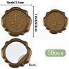 CRASPIRE 50Pcs Adhesive Wax Seal Stickers DIY-CP0010-99B-2