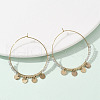 304 Stainless Steel Natural Labradorite Chandelier Earrings EJEW-Z089-36G-02-1