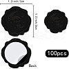 CRASPIRE 100pcs Adhesive Wax Seal Stickers DIY-CP0009-71C-2