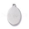 Non-Tarnish 304 Stainless Steel Pendants STAS-P288-08P-2