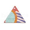 Geometric Alloy Sheet Printed Pendant Earrings Accessories PALLOY-E139-01G-06-1