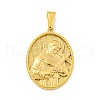 Ion Plating(IP) 304 Stainless Steel Pendants STAS-R231-18G-07-1