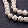 Synthetic Magnesite Beads Strands G-E018-12mm-2