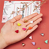 13 Sets 13 Colors Spray Painted Alloy Magnetic Clasps with Loops FIND-YW0001-31-7