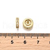Brass Micro Pave Cubic Zirconia Beads KK-C106-24B-02-2
