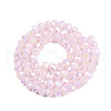 Electroplate Glass Beads Strands EGLA-A044-J6mm-B02-3