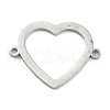 Non-Tarnish 304 Stainless Steel Hollow Connector Charms STAS-P332-07P-1