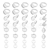 Unicraftale DIY Blank Dome Earring Ring Pendant Making Kit DIY-UN0005-03-1