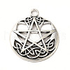 Tibetan Style Alloy Pendants PALLOY-M217-22AS-1