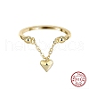 925 Sterling Silver Finger Rings for Women RJEW-C133-02G-2